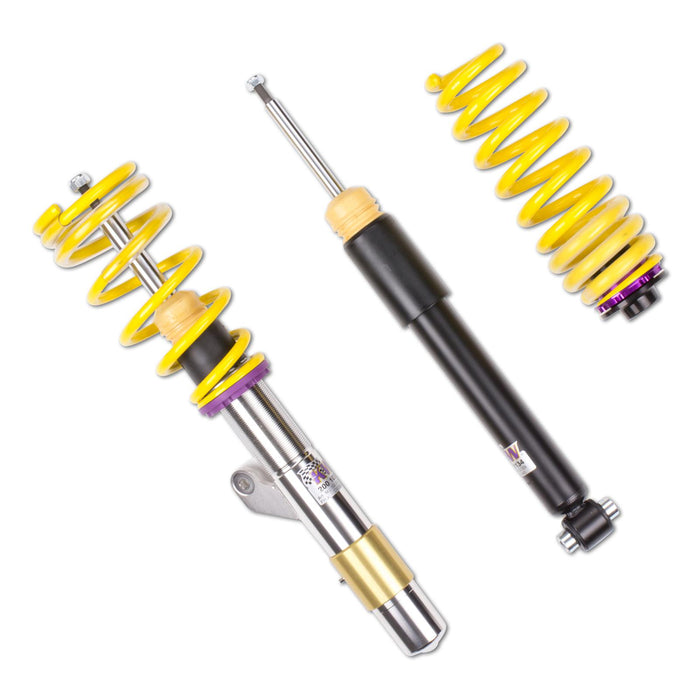 1022000D | KW Coilover suspension V1 inox  | Car type: BMW 3er (F30, F80) 3-HY, 3L, M3, M3 GTS 11/2011-10/2018 320 d - 147kW - 1995ccm - 4 cyl. - Heckantrieb  Only Models Year: 02/2012- Axle Load FA/RA (kg): -950/-1230