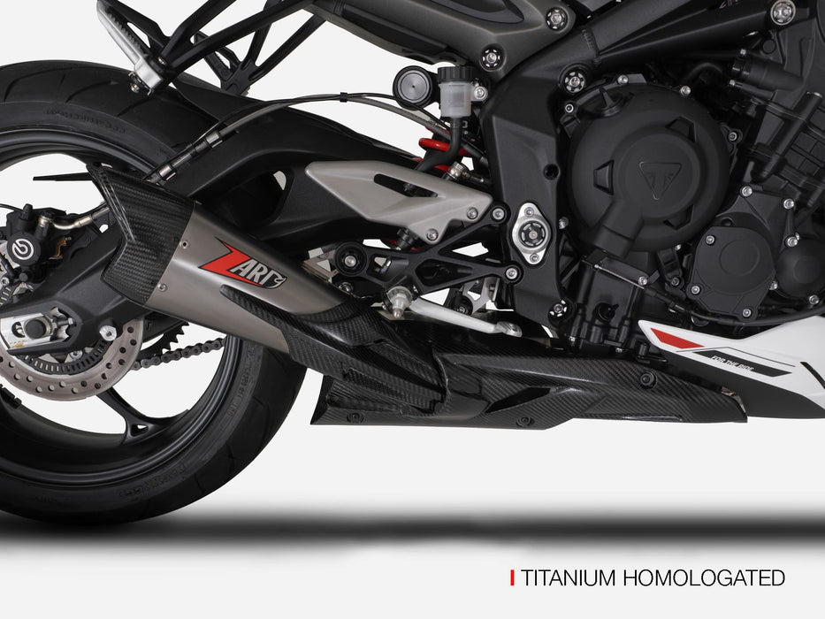 ZTP103T00TCR  | ZARD EXHAUST | STREET TRIPLE 765 | 2023-24 - FULL KIT
