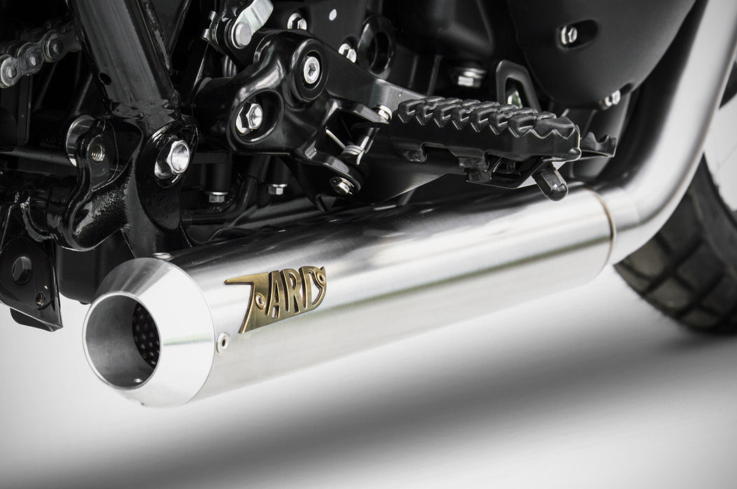 ZTP079S00SSR | ZARD EXHAUST | TRIUMPH STREET SCRAMBLER 17-20 'CROSS' FULL KIT 2017-2020