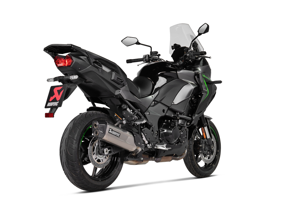 S-K11SO1-HGJT | AKRAPOVIC | Kawasaki Versys 1100 2025 | Slip-On Line (Titanium)