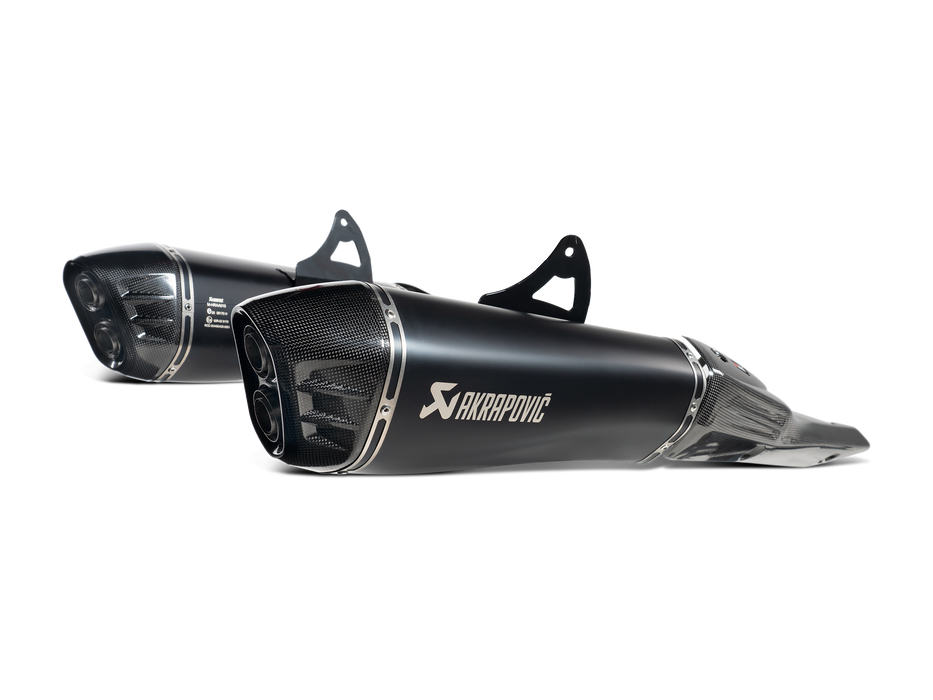 S-S13SO4-HRAATBL/1 | AKRAPOVIC | Suzuki GSX-1300R Hayabusa 2025 | Slip-On Line (Titanium)