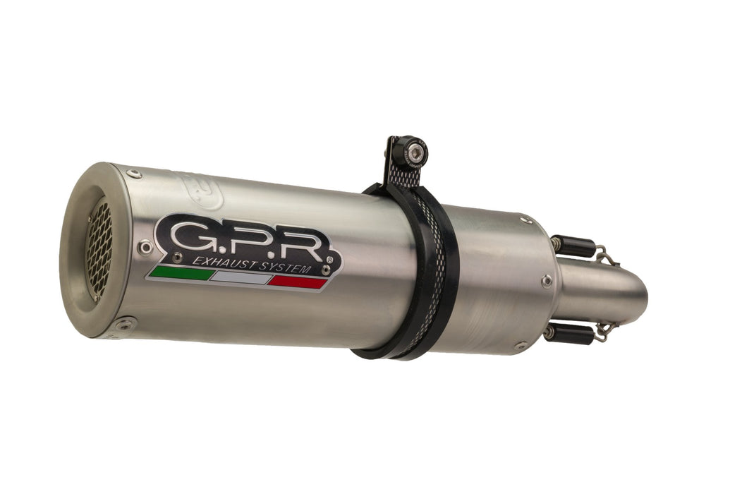 E5.BM.DBHOM.93.M3.INOX | G.P.R  EXHAUST  | BMW G310 R   2022-2024 Full system exhaust, including removable db killer