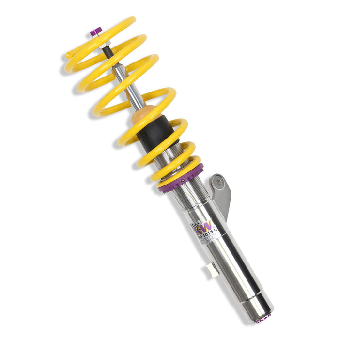 35220032 | KW Coilover suspension V3 inox  | Car type: BMW 3er (E90) 390L, 390X, 3L, M3, M3 GTS, M390 02/2004-02/2012 320 d - 125kW - 1995ccm - 4 cyl. - Heckantrieb  Only Models Year: 04/2005-01/2012 Axle Load FA/RA (kg): -1090/-1135