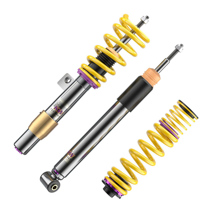 35220057 | KW Coilover suspension V3 inox | Car type: BMW 3 (E90) 390L, 390X, 3L, M3, M3 GTS, M390 02/2004-02/2012 M3 - 309kW - 3999ccm - 8 cyl. - Rear-Wheel Drive  Only Models Year: 09/2007- Axle Load FA/RA (kg): -1060/-1190