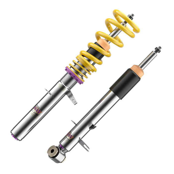 352200AL | KW Coilover suspension V3 inox | Car type: BMW X6 (F16, F86) M7X, X6 08/2014-07/2019 xDrive 28 i - 180kW - 1997ccm - 4 cyl. - All-wheel Drive  Only Models Year: 11/2014- Axle Load FA/RA (kg): -1420/-1755