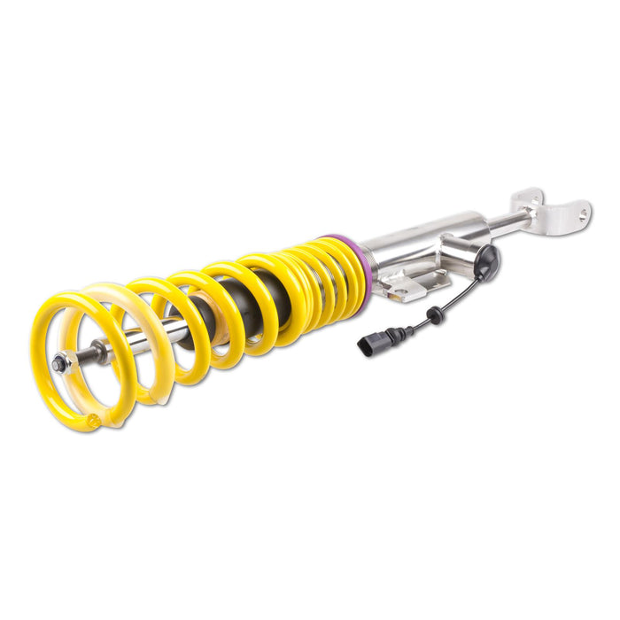 39020016 | KW DDC - ECU coilovers inox  | Car type: BMW 5 (F10) 5L, GT, HY, KL, M5/M6 01/2009-10/2016 520 d - 140kW - 1995ccm - 4 cyl. - Rear-Wheel Drive  Only Models Year: 03/2010- Axle Load FA/RA (kg): -1195/-1315