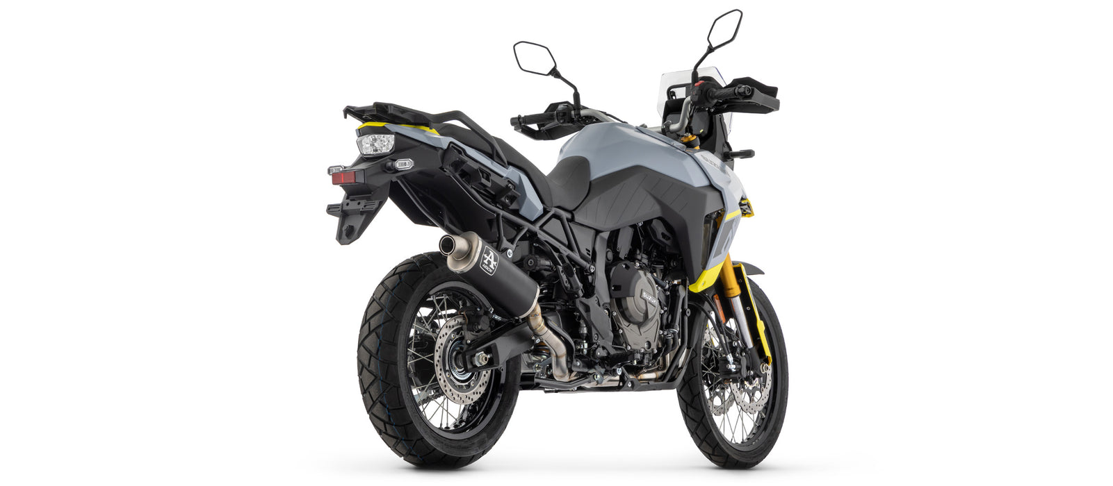 72642AON | ARROW EXHAUST | Suzuki V-STROM 800DE / SE 2023-24 | Indy-Race Aluminium "dark" silencer