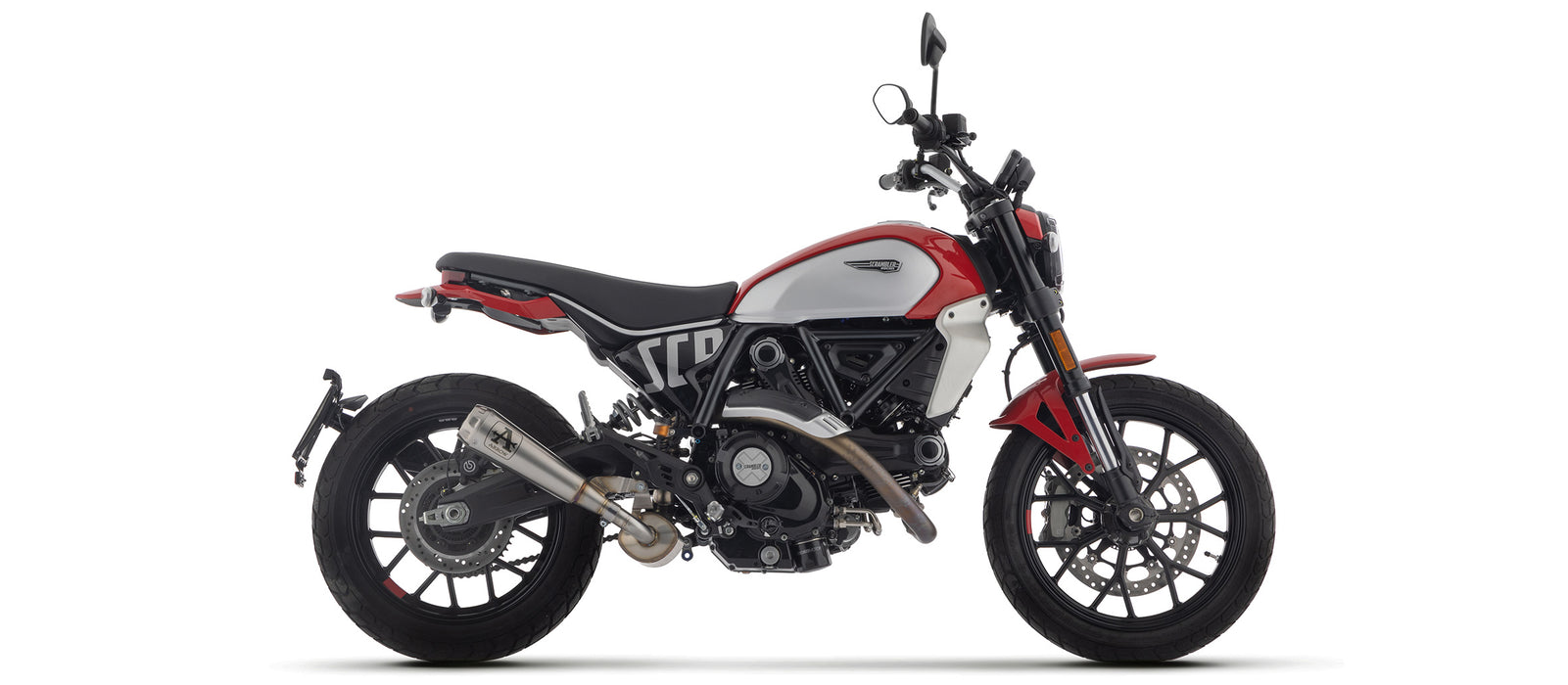 71977PRI | ARROW EXHAUST | Ducati Scrambler 800 2023/2024 | Nichrom Pro-Race silencer