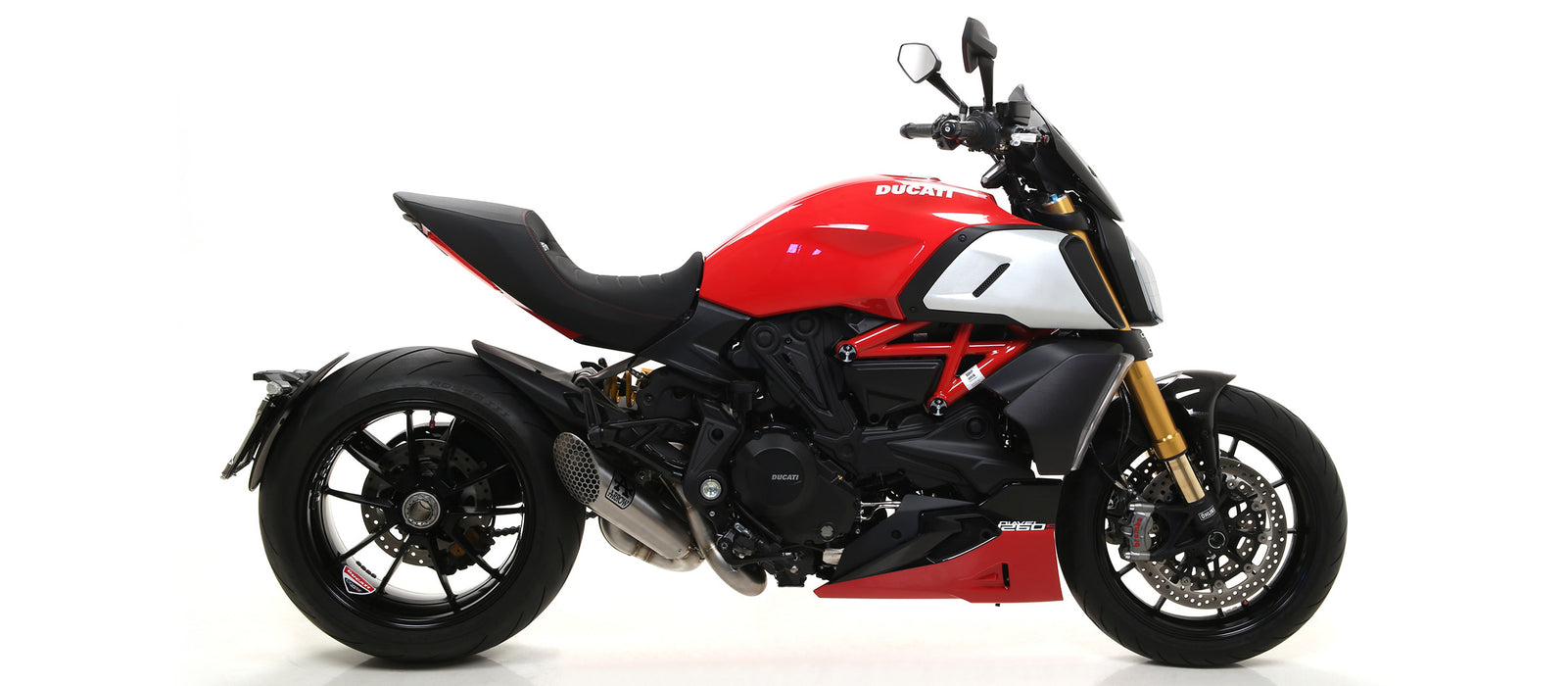 71222PR | ARROW EXHAUST | Ducati Diavel 1260 S 2019-20 | Titanium Pro-Race silencer