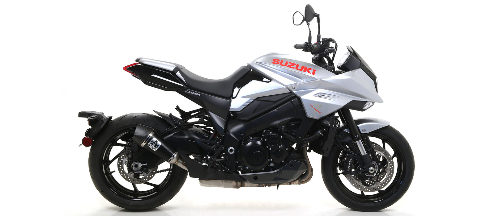 71917XKN | ARROW EXHAUST | Suzuki KATANA 1000 2019- 24 | X-Kone Short "Dark" silencer