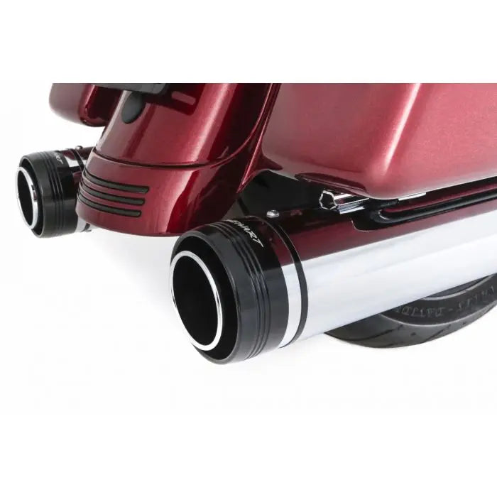 Rinehart Racing |  MotoPro 45 Chrome 4.5" Slip-Ons  17-19 Harley FLH/T