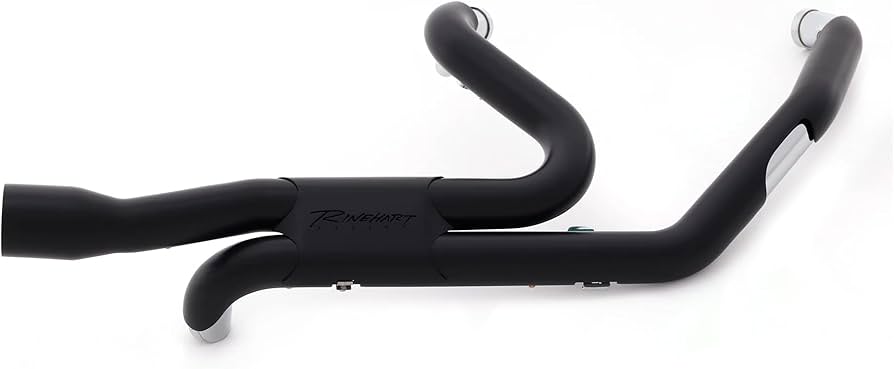 100-0453 | RINEHART RACING | Harley-Davidson touring models 2017-Up Slimline Dual Header Kit - Black