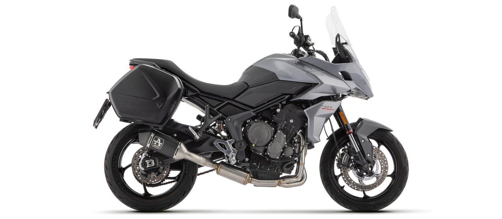 ARROW EXHAUST | TRIUMPH Tiger 660 2021-2024 | Full system racing with Veloce aluminium "Dark" silencers