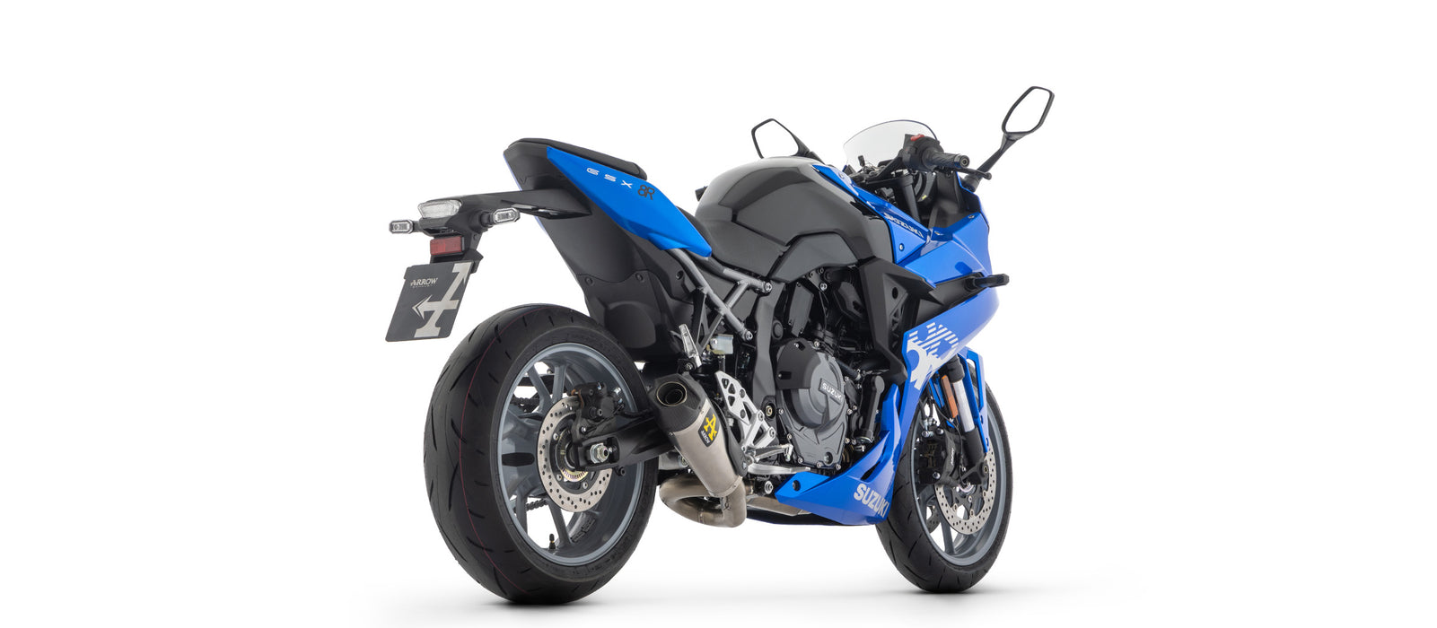 ARROW EXHAUST | Suzuki GSX-8R 2024/2025 | Works Titanium full system with carby end cap