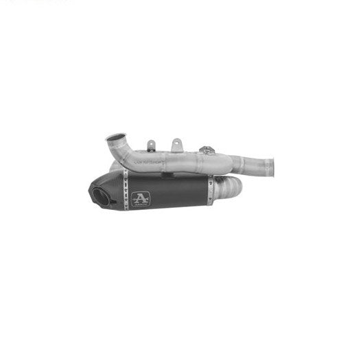 71163PKR | ARROW EXHAUST | Ducati Panigale V4 2025 | Titanium "Dark" Works silencer with titanium link pipes