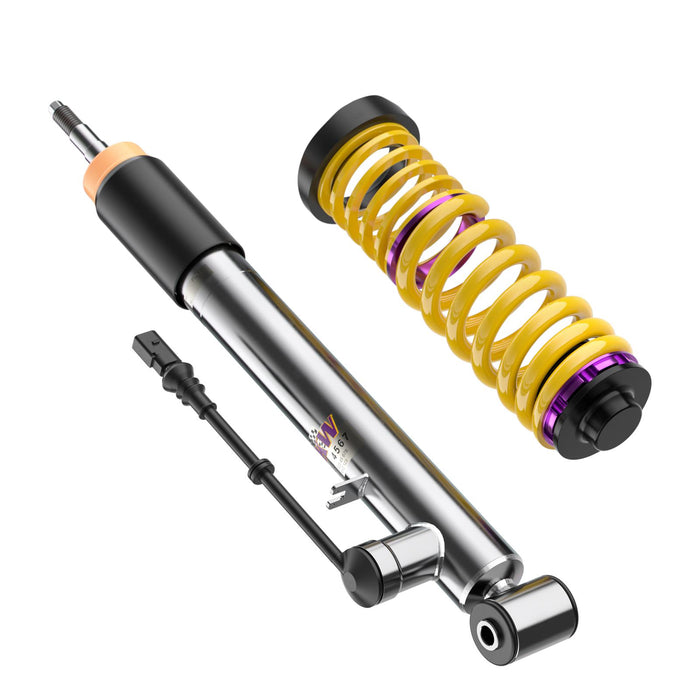 39020005 | KW Coilover | KW DDC - ECU coilovers inox | Car type: BMW 3 (E90) 390L, 390X, 3L, M3, M3 GTS, M390 02/2004-02/2012 320 d - 125kW - 1995ccm - 4 cyl. - Rear-Wheel Drive  Only Models Year: 04/2005- Axle Load FA/RA (kg): -1090/-1135