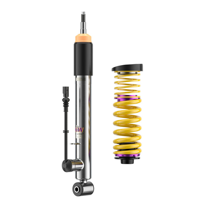39020005 | KW Coilover | KW DDC - ECU coilovers inox | Car type: BMW 3 (E90) 390L, 390X, 3L, M3, M3 GTS, M390 02/2004-02/2012 320 d - 125kW - 1995ccm - 4 cyl. - Rear-Wheel Drive  Only Models Year: 04/2005- Axle Load FA/RA (kg): -1090/-1135