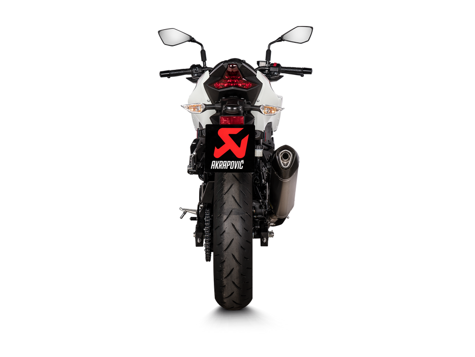 S-K4SO7-HRT | AKRAPOVIC | Kawasaki Ninja 400 2019 -2024 Slip-On Line (Titanium)