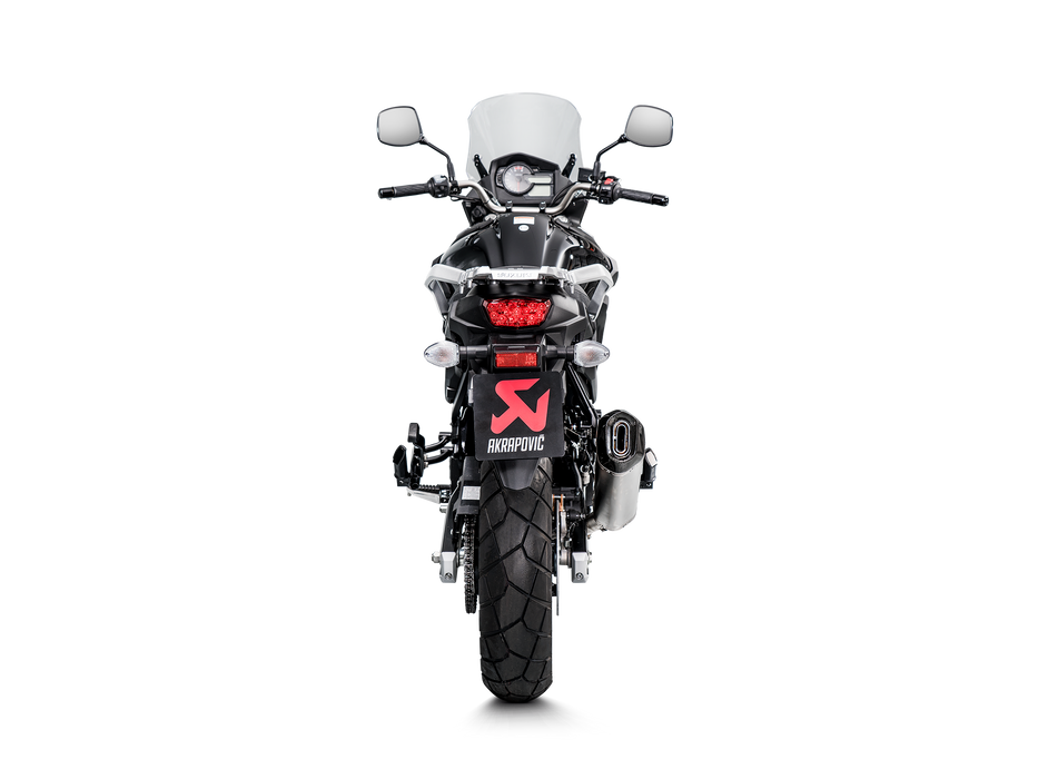S-S6R9-WT | AKRAPOVIC  | Suzuki  V-STROM 650  2021-24 | Racing Line (Titanium)