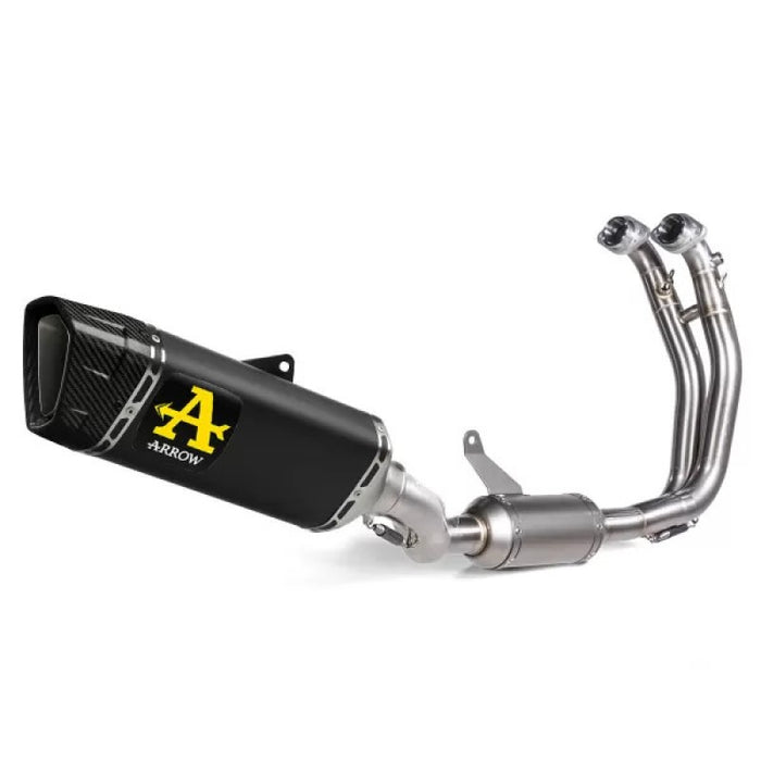 71068PTN | ARROW EXHAUST |  APRILIA RS 457 2024 | RACING FULL SYSTEM WITH PISTA TITANIUM DARK SILENCER