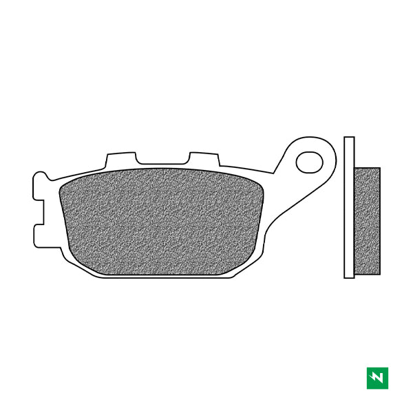 FD0172BE1 | NEWFREN | KAWASAKI | Rear Brake pads