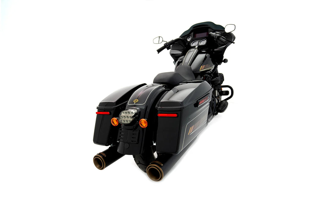 500-1111 | Rinehart Racing | 4.5" HP45XL Slip-On Muffler For Harley Touring