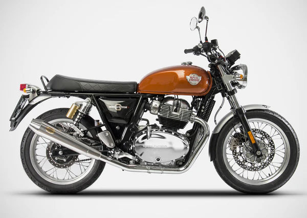 ZRE536SSR  | ZARD EXHAUST | ROYAL ENFIELD Interceptor  650 21-23 SLIP-ONS