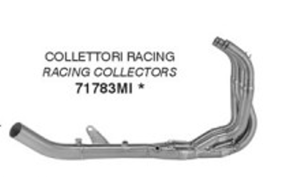 71783MI | ARROW EXHAUST | Kawasaki ZX-4R 2024-25 | Racing collectors interchangeable with original ones