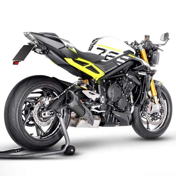 ZTP103S00SCR-B | ZARD EXHAUST | STREET TRIPLE 765 | 2023-24 - FULL KIT BLACK