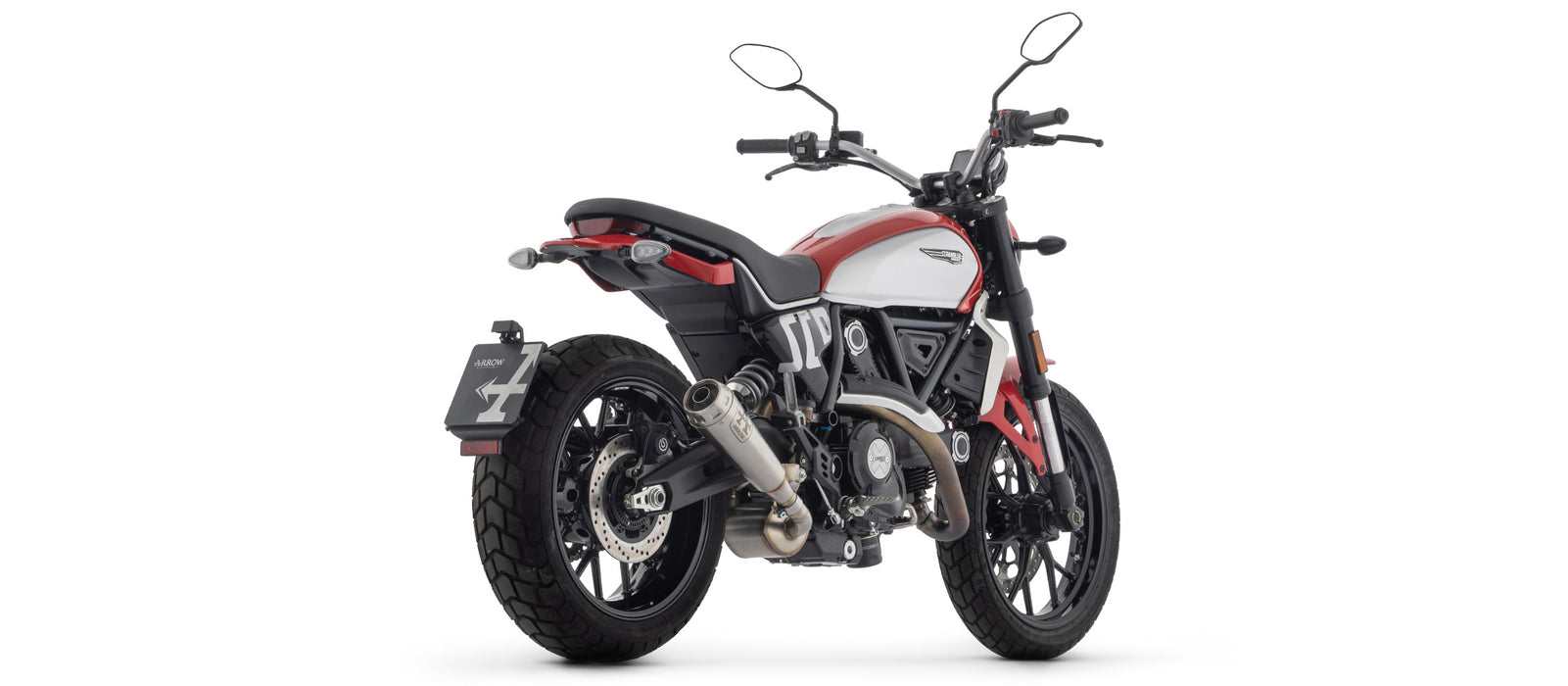 71977PRI | ARROW EXHAUST | Ducati Scrambler 800 2023/2024 | Nichrom Pro-Race silencer