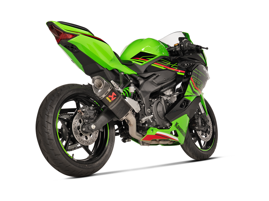 S-K2R3-APC | AKRAPOVIC  | Kawasaki Ninja ZX-4R 2023-25 | Racing Line (Carbon)