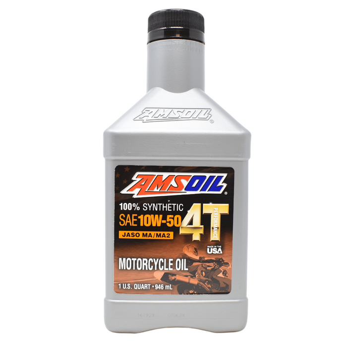 MC8QT | Amsoil | SYNTHETIC 10W50 4T PERF. MC OIL 0,946 L | MFG:08/23