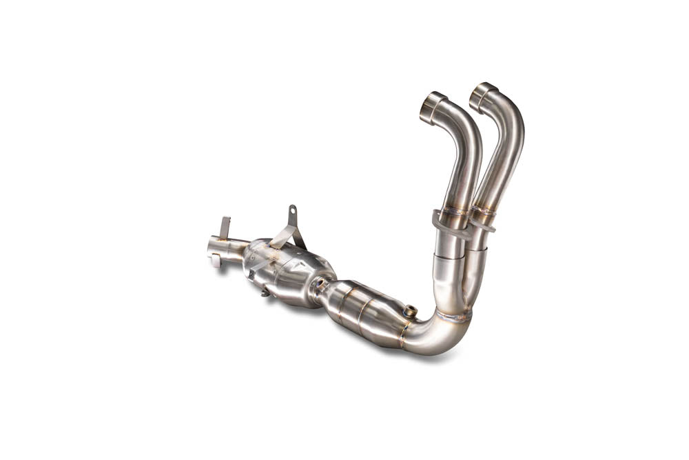 A.79.RACEDB.GHOST | G.P.R EXHAUST | GPR exhaust compatible with Aprilia RS 457 2024-2025, Ghost Inox, Full system exhaust, including removable db killer