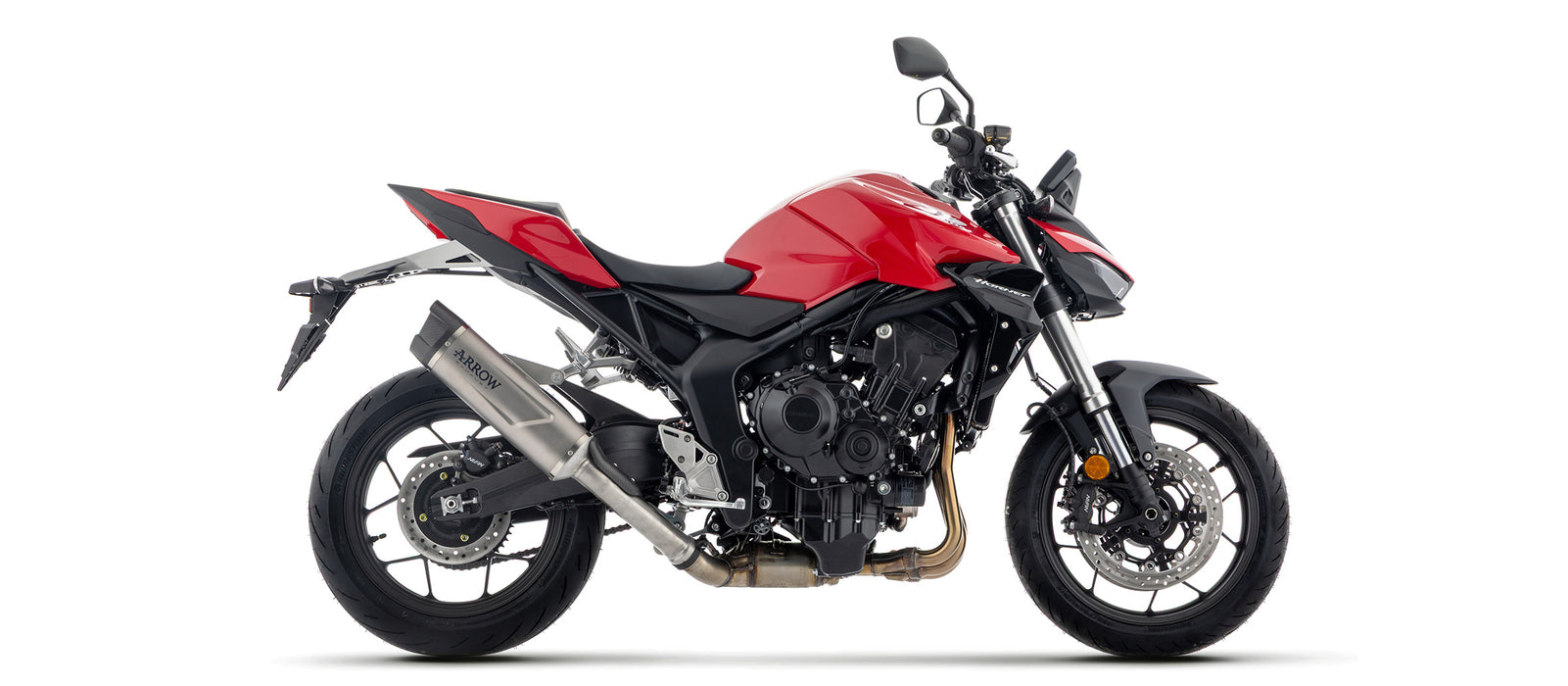 71982PK | ARROW EXHAUST | Honda CB 1000 Hornet / SP 2025 | Indy Race EVO Titanium silencer with carby end cap