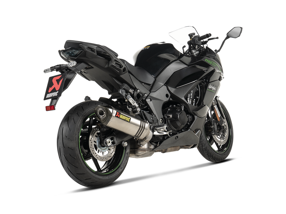 S-K10SO32-HRT |  AKRAPOVIC | Kawasaki  Ninja 1100SX  2025 Slip-On Line (Titanium)