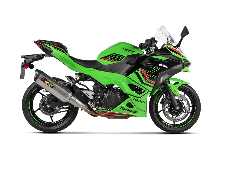 S-K5SO1-HRT | AKRAPOVIC | Kawasaki  Ninja 500 / Z500  2024 Slip-On Line (Titanium)