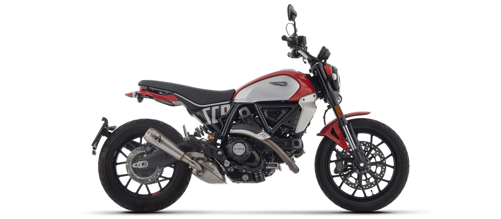71977PRI | ARROW EXHAUST | Ducati Scrambler 800 2023/2024 | Nichrom Pro-Race silencer