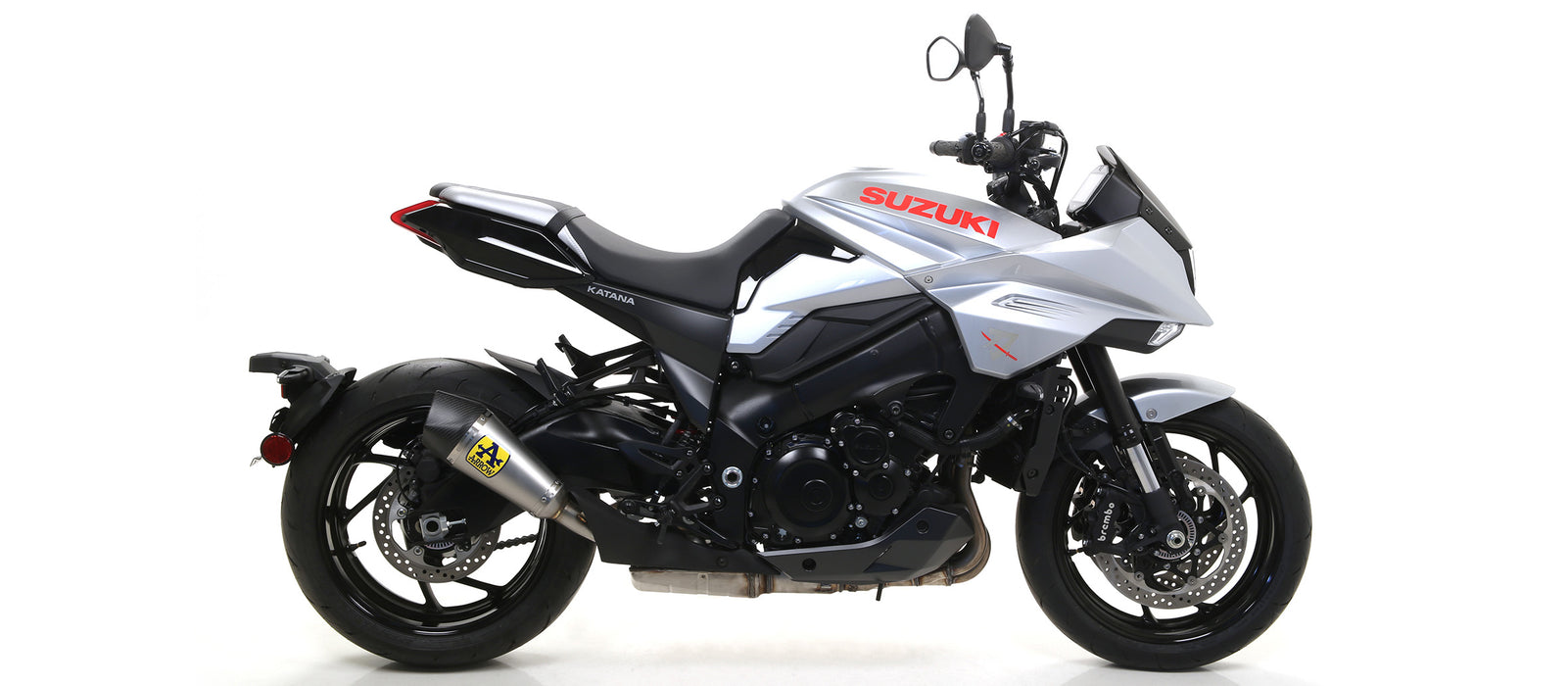71917XK | ARROW EXHAUST | Suzuki KATANA 1000 2019- 24 | X-Kone Short titanium silencer