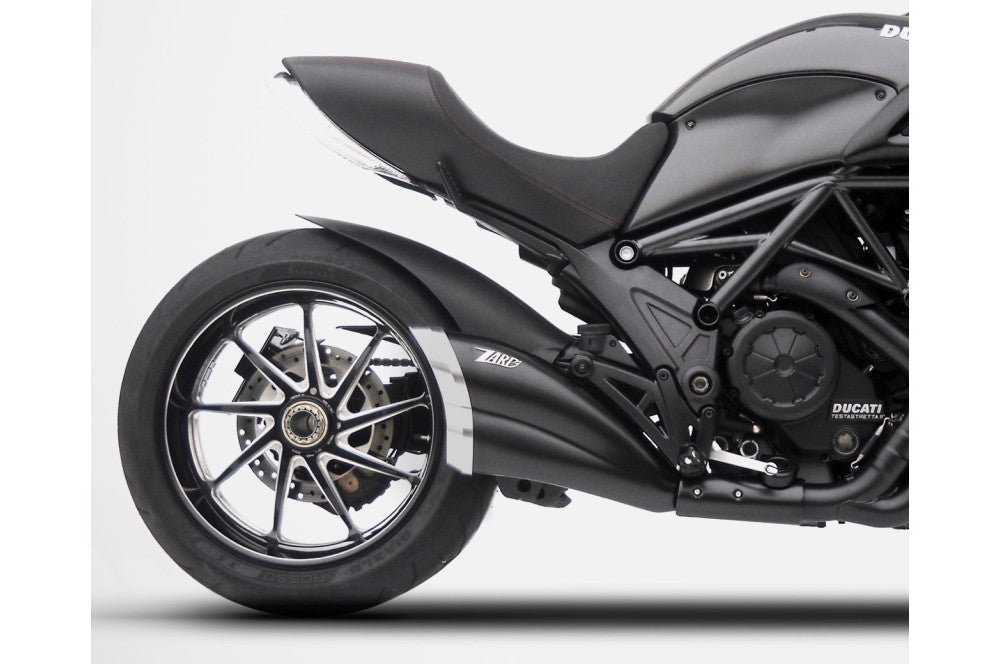 ZDU117S10SSR-B | ZARD EXHAUST | DUCATI DIAVEL 2011-18 SLIP-ON