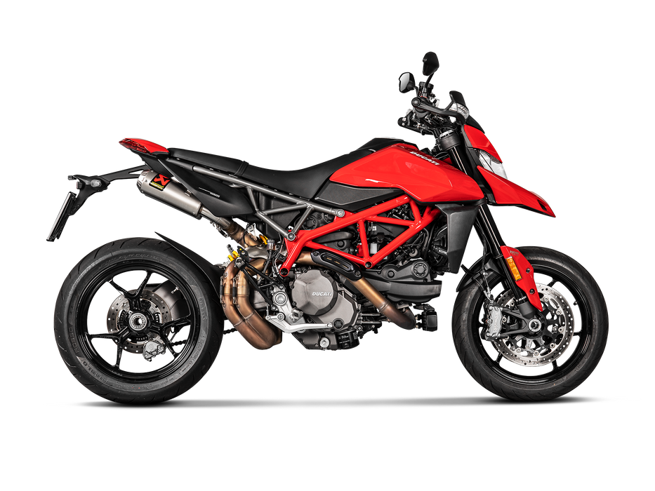 S-D9SO15-HCBT  | AKRAPOVIC | Ducati  Hypermotard 950 / 950 SP  2019-24 | Slip-On Line (Titanium)