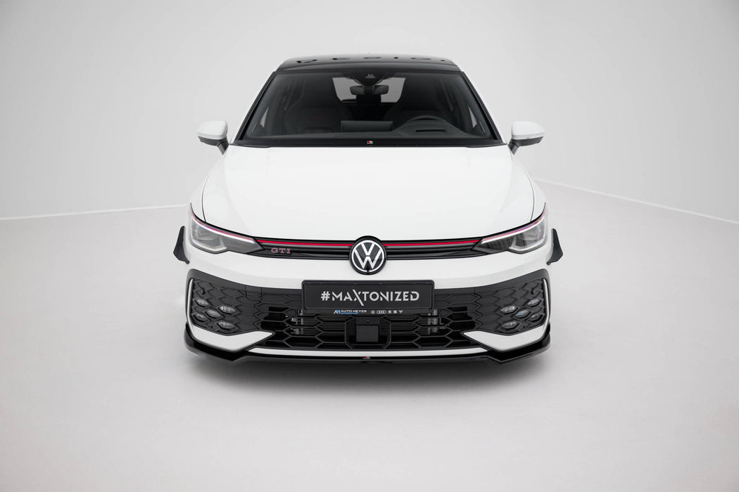 VW-GO-8F-GTI-FD3G | MAXTON DESIGN | Front Splitter V.3 Volkswagen Golf GTI / GTE / R-Line Mk8 Facelift