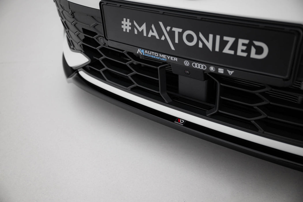 VW-GO-8F-GTI-FD3G | MAXTON DESIGN | Front Splitter V.3 Volkswagen Golf GTI / GTE / R-Line Mk8 Facelift