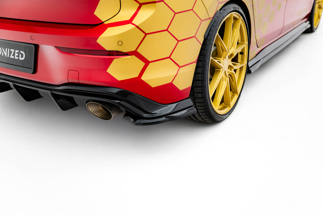 BM-5-G60-MPACK-CAP3D1G | MAXTON DESIGN |Rear Side Splitters V.3 Volkswagen Golf GTI Clubsport Mk8 Facelift