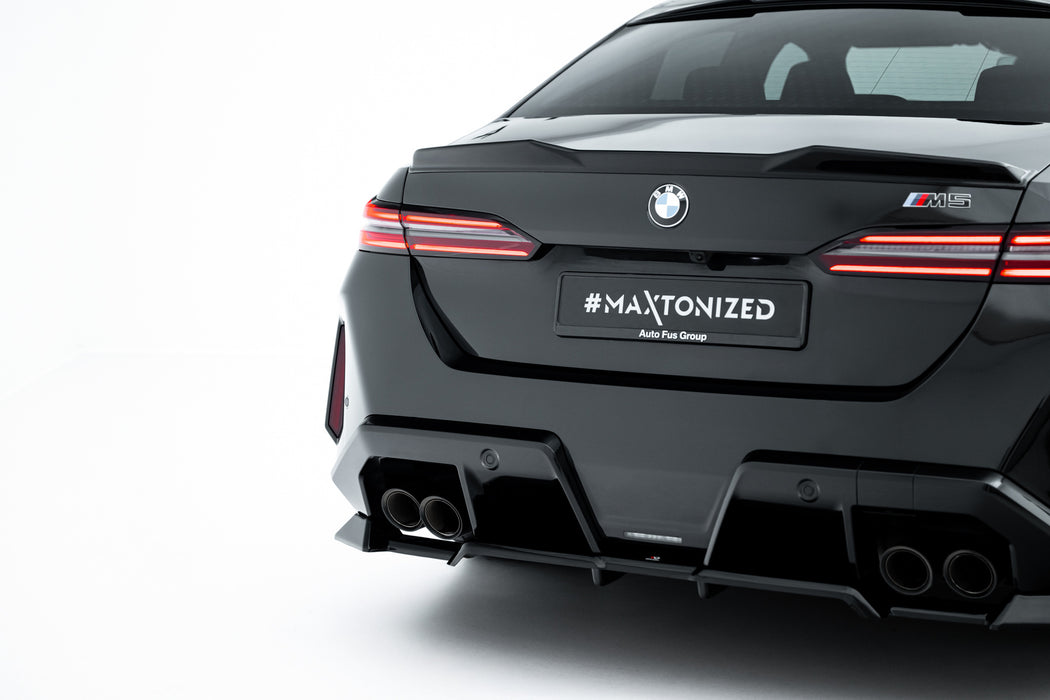 BM-M5-G90-RD1G+RD2G | MAXTON DESIGN |Rear Splitter (with vertical bars) BMW M5 Sedan / Touring G90