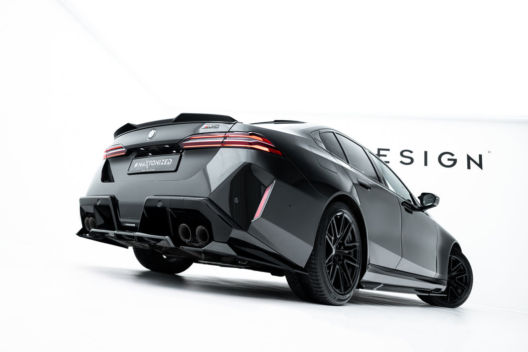 BM-M5-G90-RD1G+RD2G | MAXTON DESIGN |Rear Splitter (with vertical bars) BMW M5 Sedan / Touring G90