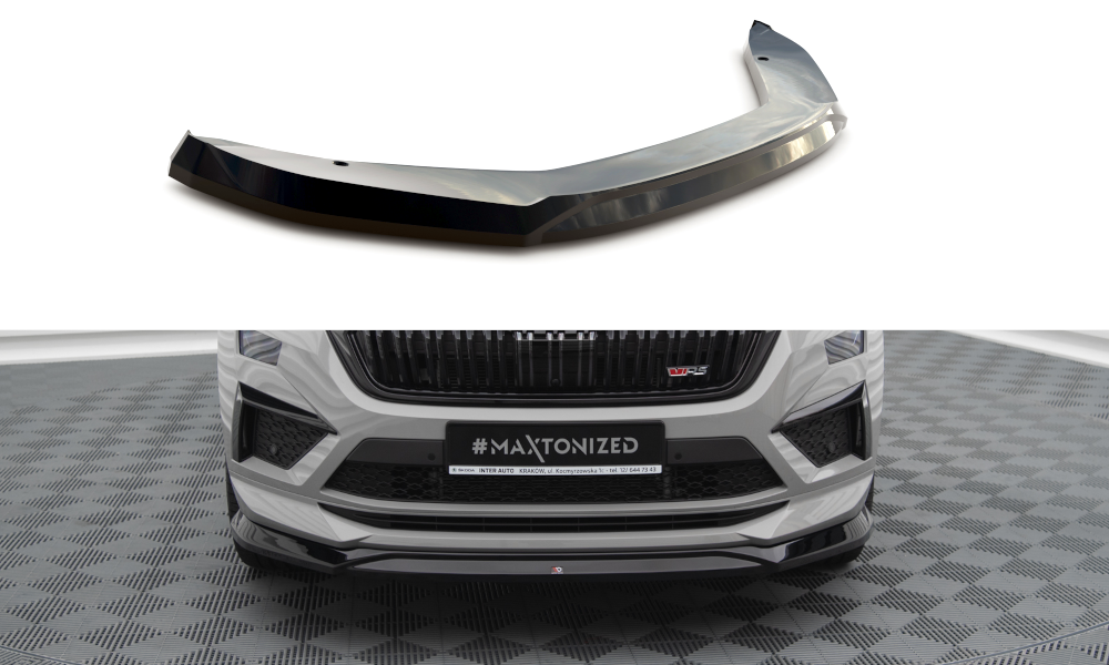 MAXTON DESIGN | Front diffuser V.2 Skoda Kodiaq RS Mk1 Facelift