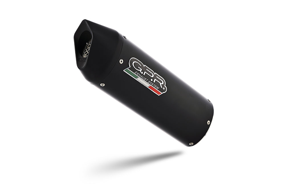 BRK24.T.101.FNE4 | G.P.R EXHAUST | GPR exhaust compatible with Triumph Tiger 900 GT / Pro / Rally Pro 2024-2025, Furore Evo4 Nero, Slip-on exhaust including removable db killer and link pipe