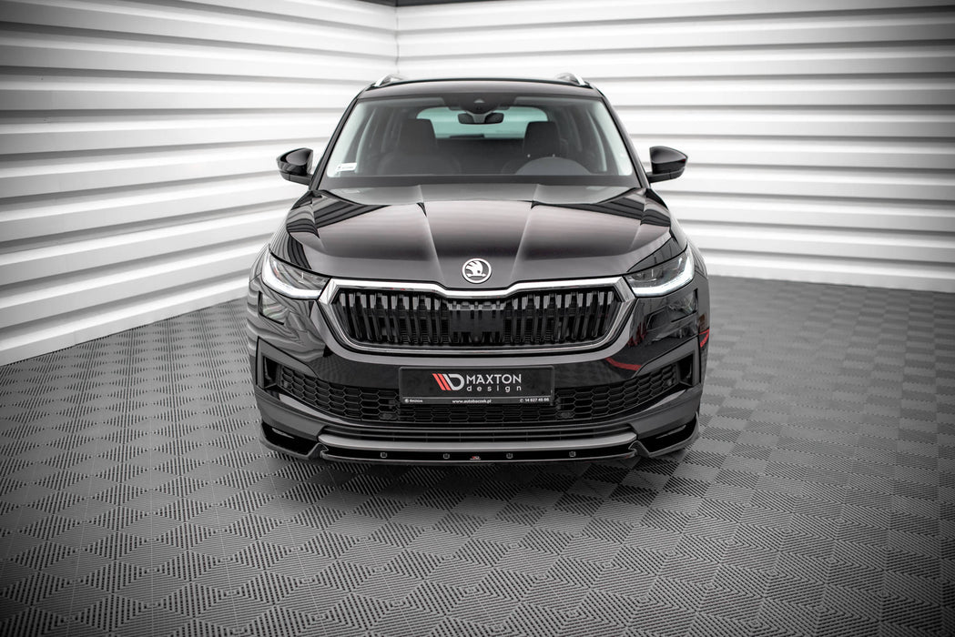 MAXTON DESIGN | Front diffuser V.1 Skoda Kodiaq Mk1 Facelift