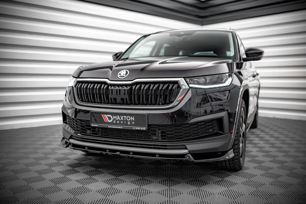 MAXTON DESIGN | Front diffuser V.1 Skoda Kodiaq Mk1 Facelift