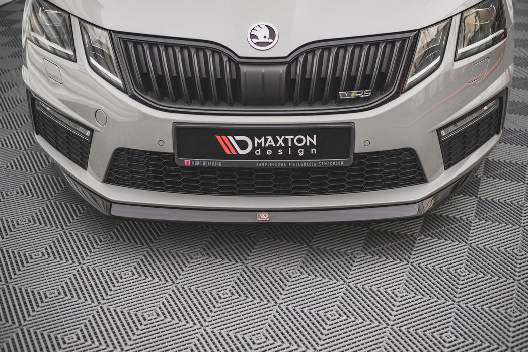 MAXTON DESIGN | Front diffuser V.1 Skoda Octavia RS Mk3 Facelift 2016-19